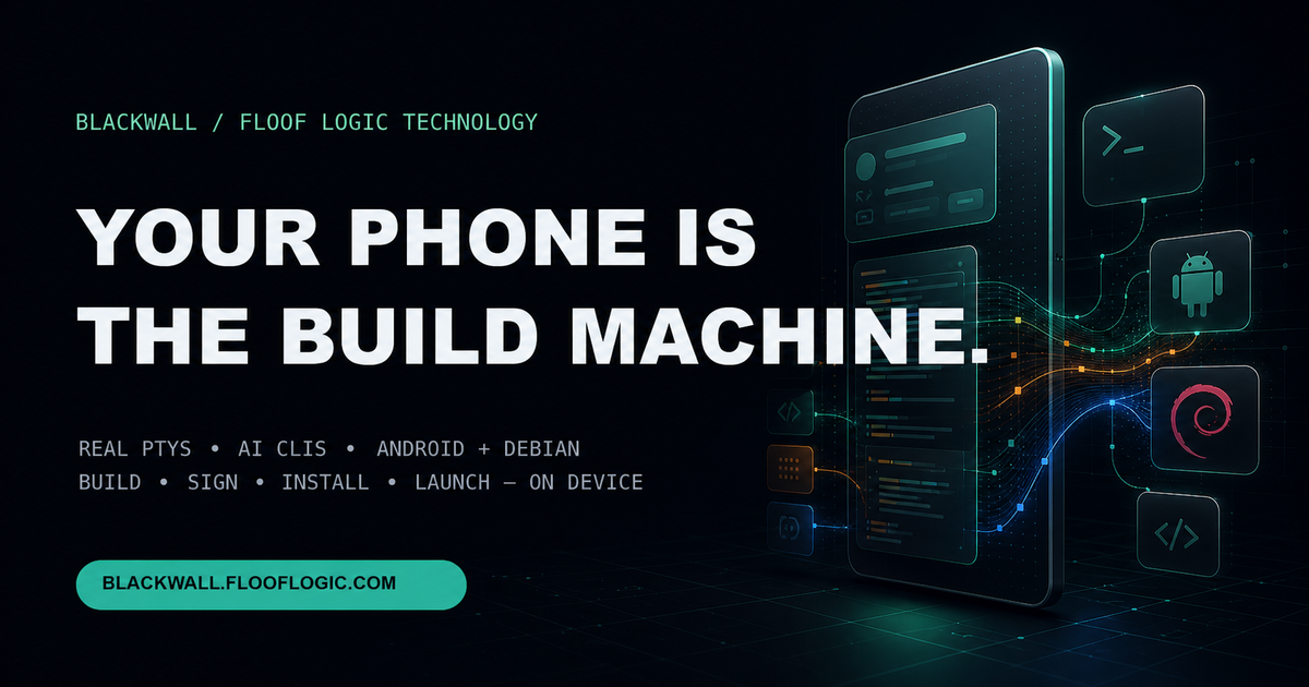 Blackwall: your phone is the build machine